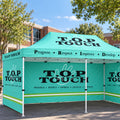 3×6m Custom Printed Gazebos – Steel & Premium Aluminium