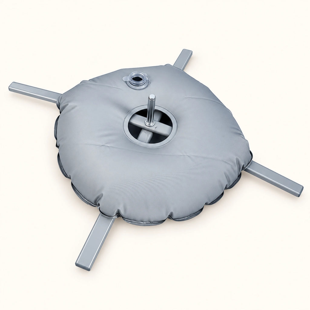 Cross Base with Water Bag – Teardrop & Feather Flag Stand