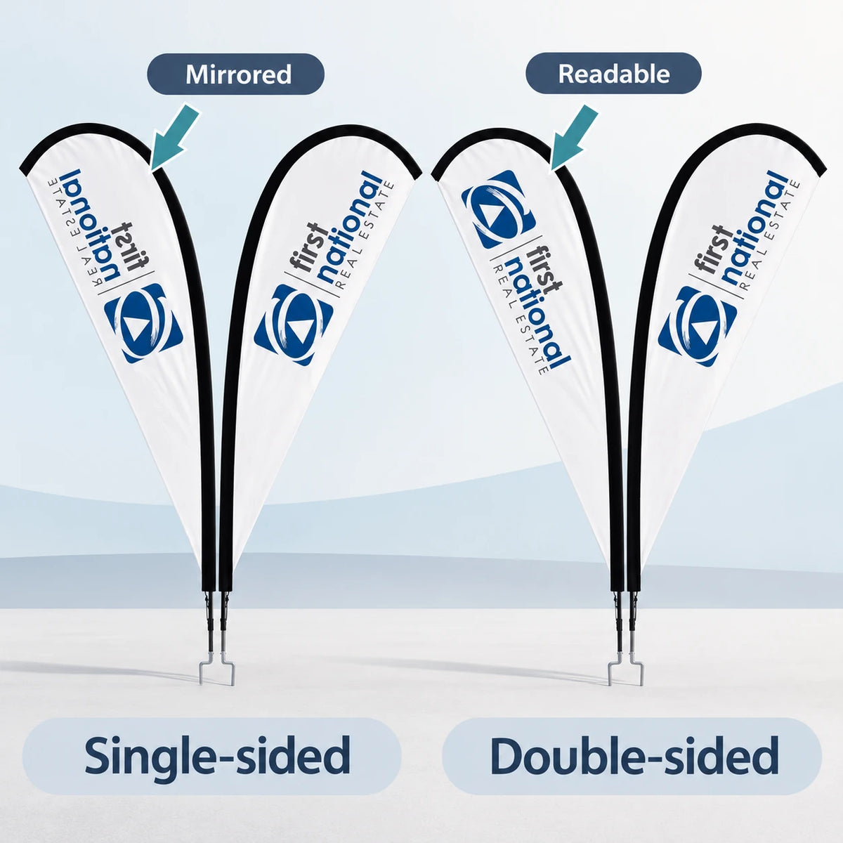 Teardrop Flags – Custom Printed Flag Kits